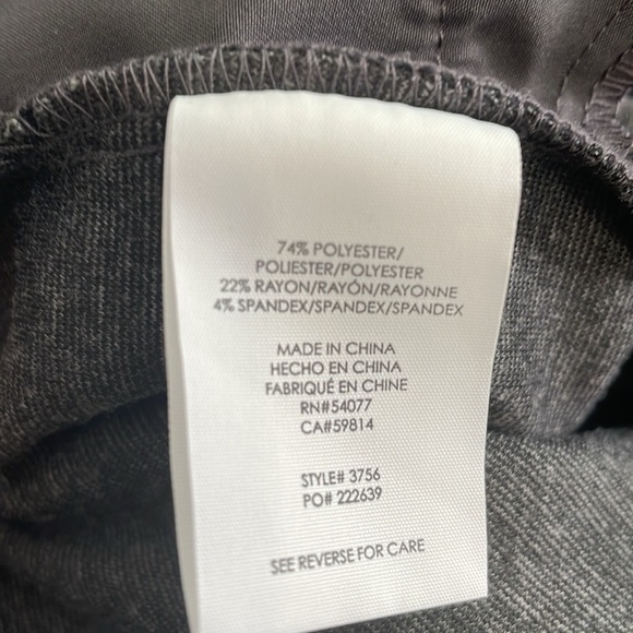 CAbi Step Out Skirt Plaid Blue Gray Gold Women's Pencil Size 8 - Picture 6 of 7